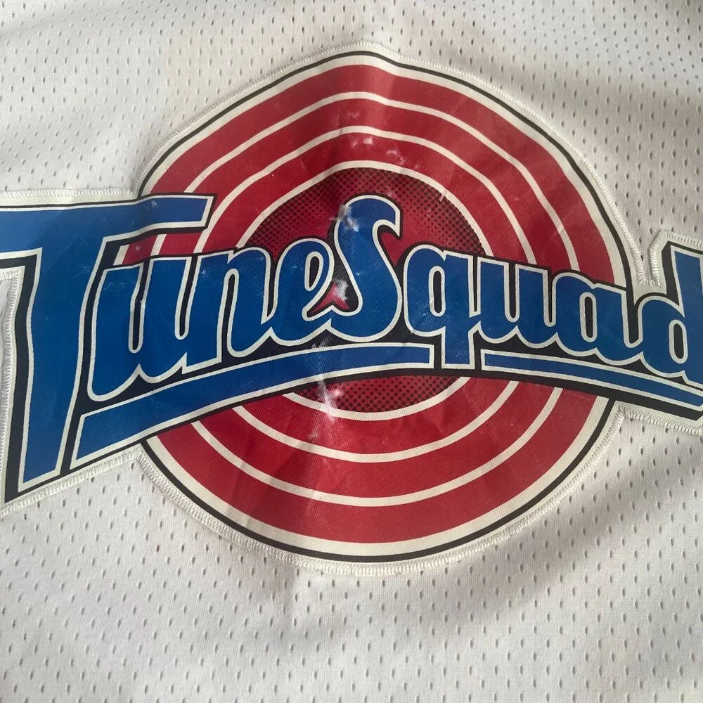 Vintage 90s Space Jam Tune Squad Jersey Mens Large Bugs Bunny Champion